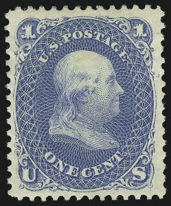 Sale 1033, Lot 4057, 1861-68 Issues and 1875 Re-Issue (Scott 56-102)