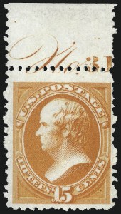 Sale 1033, Lot 4102, 1875 Continental Bank Note Co. Special Printings (Scott 167-177)
