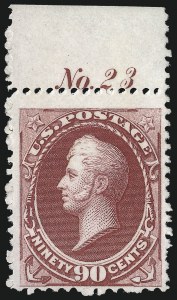 Sale 1033, Lot 4104, 1875 Continental Bank Note Co. Special Printings (Scott 167-177)