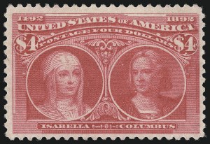 Sale 1033, Lot 4135, 1893 Columbian Issue (Scott 238-245)