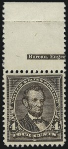 Sale 1033, Lot 4142, 1894-98 Bureau Issues (Scott 249-283)