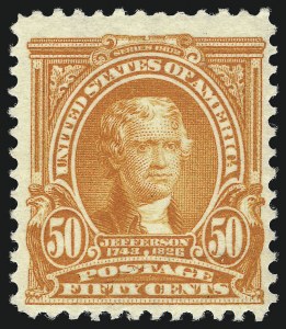 Sale 1033, Lot 4175, 1902-08 Issue (Scott 305-322)