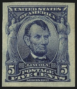 Sale 1033, Lot 4179, 1902-08 Issue (Scott 305-322)
