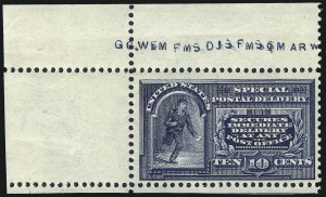 Sale 1033, Lot 4262, Air Post, Special Delivery, Official Seals