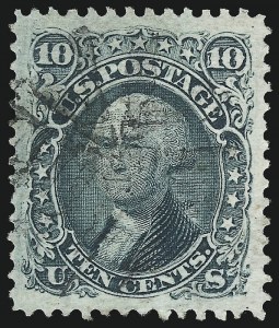 Sale 1034, Lot 100, 1867-68 Grilled Issue (Scott 79-101)