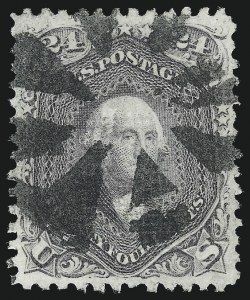 Sale 1034, Lot 110, 1867-68 Grilled Issue (Scott 79-101)