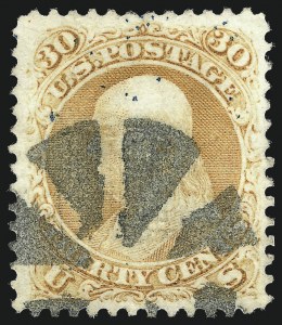Sale 1034, Lot 111, 1867-68 Grilled Issue (Scott 79-101)