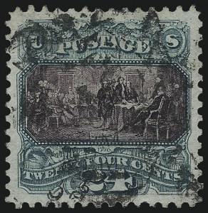 Sale 1034, Lot 137, 1869 Pictorial Issue and 1875 Re-Issue (Scott 112-131)