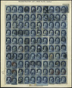 Sale 1034, Lot 14, 1c 1851-56 Issue (Scott 5-9)