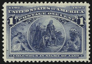 Sale 1034, Lot 207, 1893 Columbian Issue (Scott 230-245)