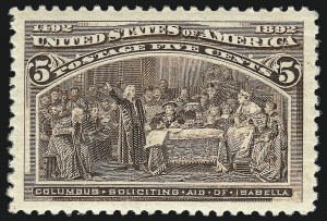 Sale 1034, Lot 214, 1893 Columbian Issue (Scott 230-245)