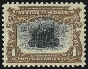 Sale 1034, Lot 283, 1901 Pan-American Issue with Inverts (Scott 294-299)
