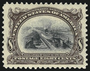 Sale Number 1034, Lot Number 285, 1901 Pan-American Issue with Inverts (Scott 294-299)