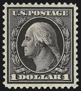 Sale 1034, Lot 327, 1908-09 Washington-Franklin Issues (Scott 331-366)