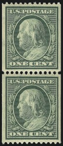 Sale 1034, Lot 328, 1908-09 Washington-Franklin Issues (Scott 331-366)