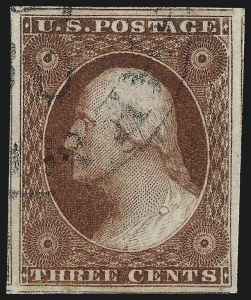 Sale 1034, Lot 33, 1851-56 Issue (Scott 10-17)