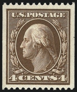 Sale 1034, Lot 332, 1908-09 Washington-Franklin Issues (Scott 331-366)