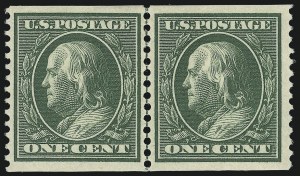 Sale 1034, Lot 335, 1908-09 Washington-Franklin Issues (Scott 331-366)