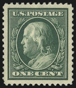 Sale 1034, Lot 348, 1909 Commemoratives and 1909-12 Washington-Franklin Issues (Scott 367-396)