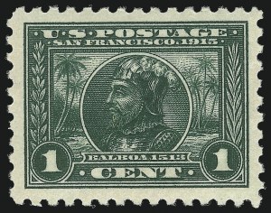 Sale 1034, Lot 375, 1913 Panama Pacific Issue (Scott 397-404)