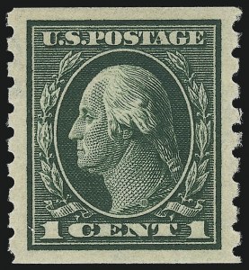 Sale 1034, Lot 385, 1912-16 Washington-Franklin Issues (Scott 405-440)