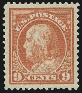 Sale 1034, Lot 388, 1912-16 Washington-Franklin Issues (Scott 405-440)