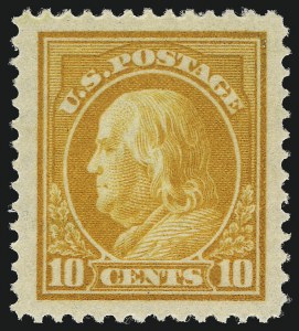 Sale 1034, Lot 389, 1912-16 Washington-Franklin Issues (Scott 405-440)