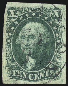 Sale Number 1034, Lot Number 39, 1851-56 Issue (Scott 10-17)
