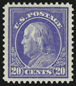 Sale 1034, Lot 392, 1912-16 Washington-Franklin Issues (Scott 405-440)