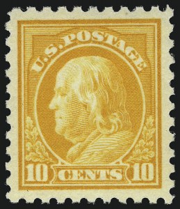 Sale 1034, Lot 403, 1912-16 Washington-Franklin Issues (Scott 405-440)