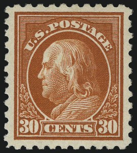 Sale 1034, Lot 408, 1912-16 Washington-Franklin Issues (Scott 405-440)