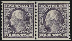 Sale 1034, Lot 424, 1914-17 Washington-Franklin Issues (Scott 441-485)