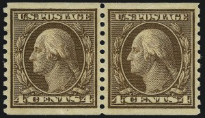 Sale 1034, Lot 427, 1914-17 Washington-Franklin Issues (Scott 441-485)