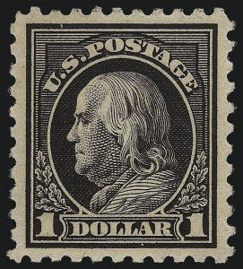Sale Number 1034, Lot Number 430, 1914-17 Washington-Franklin Issues (Scott 441-485)