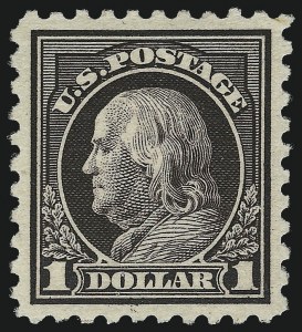 Sale 1034, Lot 445, 1914-17 Washington-Franklin Issues (Scott 441-485)