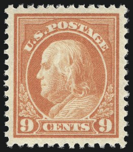 Sale 1034, Lot 462, 1917-20 Washington-Franklin Issues (Scott 486-541)