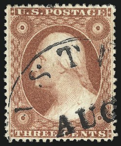 Sale 1034, Lot 52, 1857-60 Issue and 1875 Reprint (Scott 18-47)