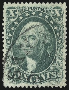 Sale 1034, Lot 59, 1857-60 Issue and 1875 Reprint (Scott 18-47)