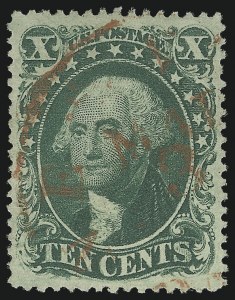 Sale 1034, Lot 60, 1857-60 Issue and 1875 Reprint (Scott 18-47)