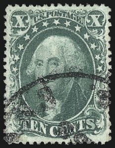 Sale 1034, Lot 62, 1857-60 Issue and 1875 Reprint (Scott 18-47)