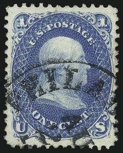 Sale 1034, Lot 74, 1861-66 Issue (Scott 62B-78)