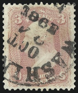Sale 1034, Lot 75, 1861-66 Issue (Scott 62B-78)