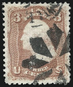 Sale 1034, Lot 95, 1867-68 Grilled Issue (Scott 79-101)