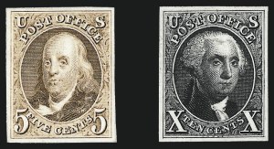 Sale 1037, Lot 1021, Essays and Proofs (Postmasters Provisionals, 1847 Issue)