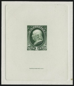 Sale 1037, Lot 1154, Essays and Proofs (1870-88 Bank Note Issues)