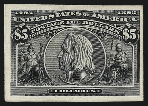 Sale 1037, Lot 1202, Essays and Proofs (1890 Issue thru Columbian Issue)