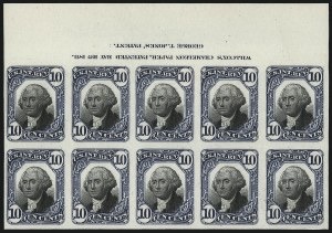 Sale 1037, Lot 1321, Essays and Proofs (Revenues)