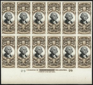 Sale 1037, Lot 1327, Essays and Proofs (Revenues)