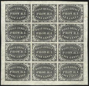 Sale 1037, Lot 1345, Postmasters` Provisionals - Annapolis Md. thru St. Louis Mo. (Scott 2XU1var-11X2)