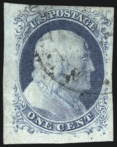Sale 1037, Lot 1400, 1c 1851-56 Issue (Scott 5-9)